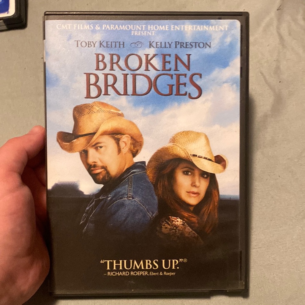 Broken Bridges dvd movie Toby Keith *RARE